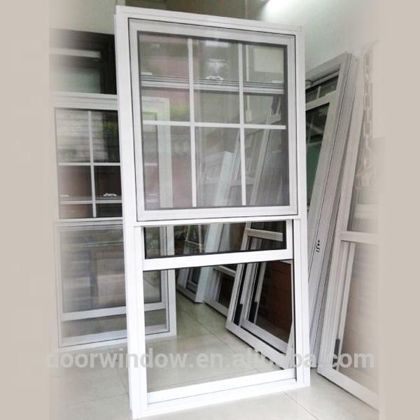 Doorwin 2021American Customized Thermal Insulation Aluminum Double Hung Windows,vertical windows by Doorwin