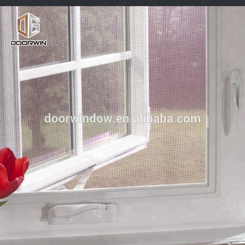 Doorwin 2021American NAMI/AAMA/CSA/WDMA Certified wood clad aluminum grill design crank open windowby Doorwin