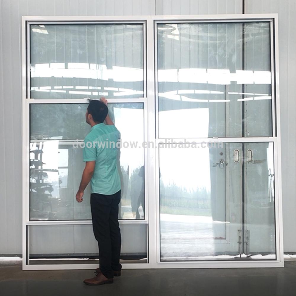Doorwin 2021American Single double Hung Thermal Break Aluminum Window vertical sliding Sash Window by Doorwin