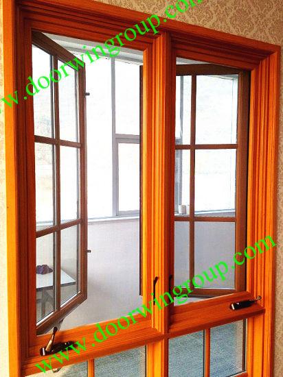 Doorwin 2021American Style Aluminium Wood Window, Latest Modern Wood-Alu Window, Double/Triple Glazing Glass Window, Standard American Tilt & Turn Window - China Casement Window, American Style Casement Window