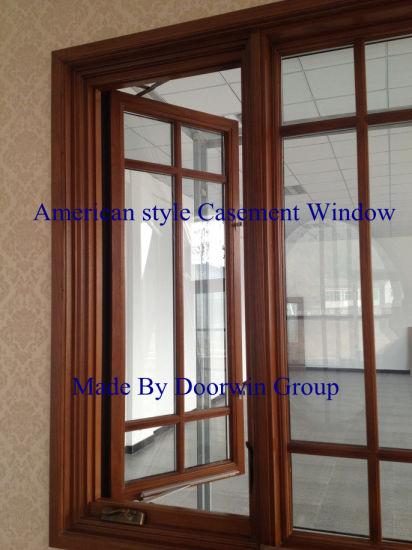 Doorwin 2021American Style Aluminum Wood Window for Villas, Top High Quality House Villa Safety Grille Design Windows - China Casement Window, Australia Style Casement Window