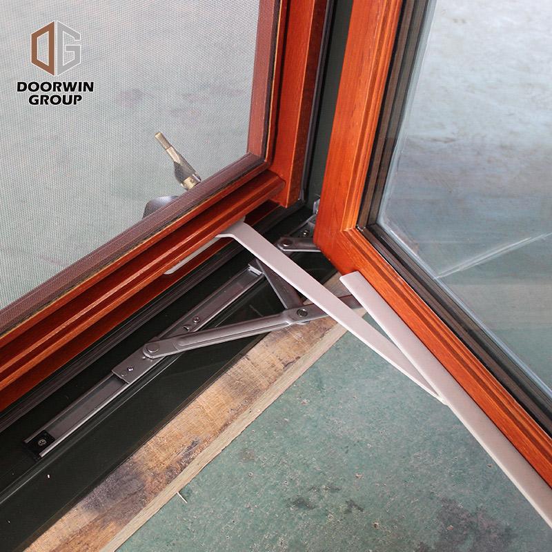 DOORWIN 2021Round top fixed window and bottom crank open window with decorative glazing bars