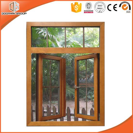 Doorwin 2021American Style Solid Oak Wood Aluminum Casement Window, Maintenance-Free Perfect Wood Effect Casement Window - China Wood Casement Window, Wood Window