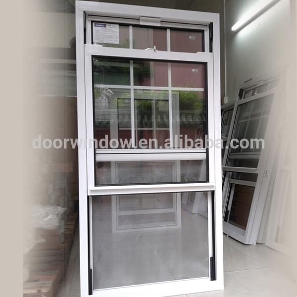 Doorwin 2021American double hung window sliding sash window with thermal break aluminum frameby Doorwin