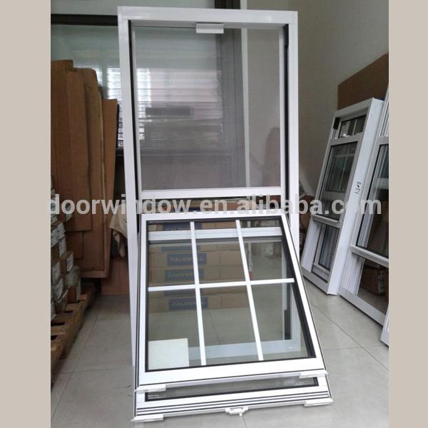 Doorwin 2021American double hung window sliding sash window with thermal break aluminum frameby Doorwin