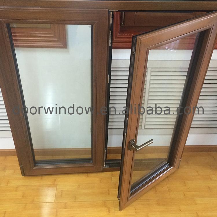 Doorwin 2021American hardware aluminium tilt and turn casement window aluminum profile frame outwarad
