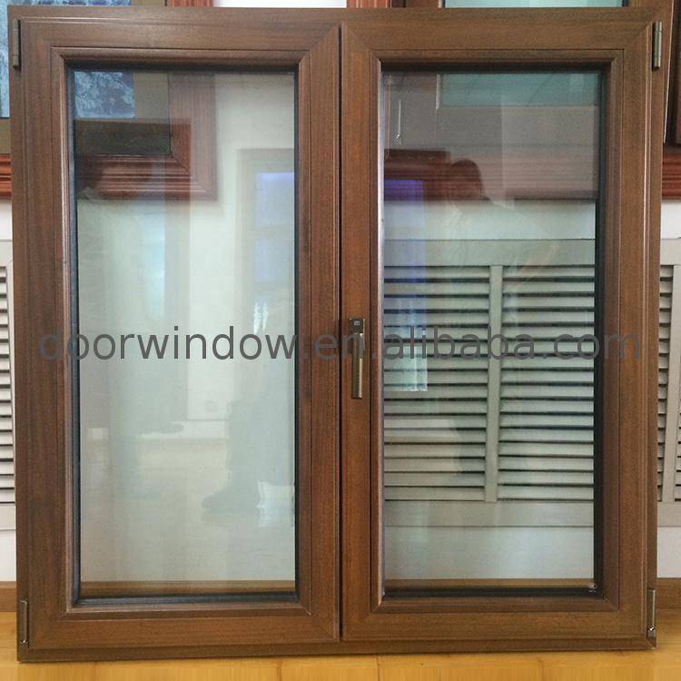 Doorwin 2021American hardware aluminium tilt and turn casement window aluminum profile frame outwarad