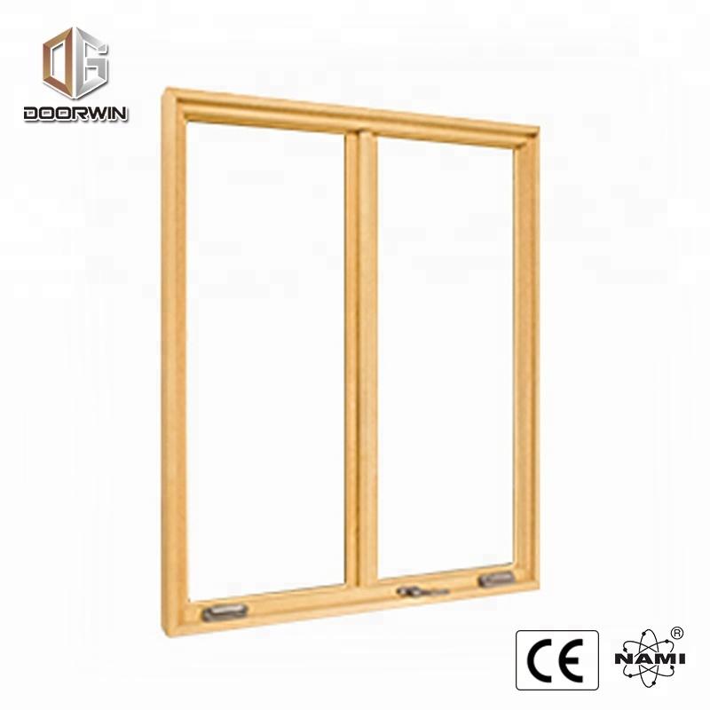 Doorwin 2021American style casement window with crank handle wooden sash profiles profiles for doors and windows by Doorwin on Alibaba