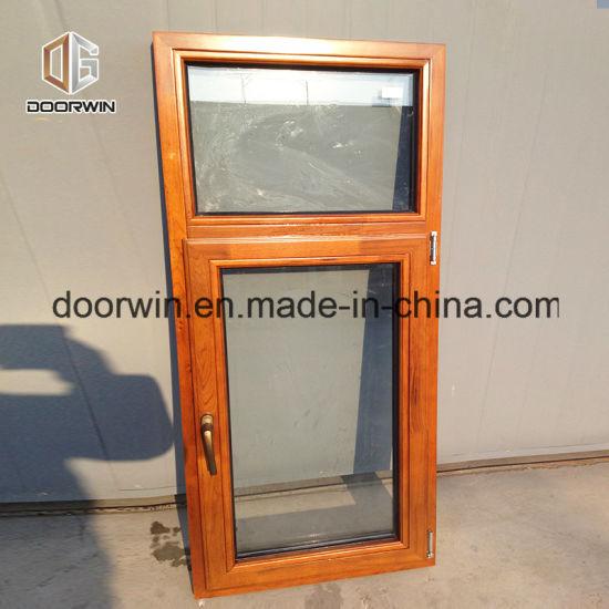 Doorwin 2021Anodizing Aluminum Solid Oak Wood Casement Window with Double Glazing Glass, Casement Window Match with Australia Buildings' Standards - China Aluminum Window, Wood Window