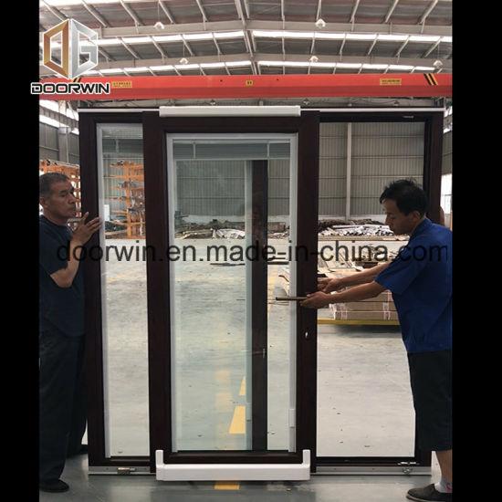 Doorwin 2021Anodizing Aluminum Solid Teak&Oak Wood Patio Glass Door - China Aluminum Patio Door, Wood Patio Door