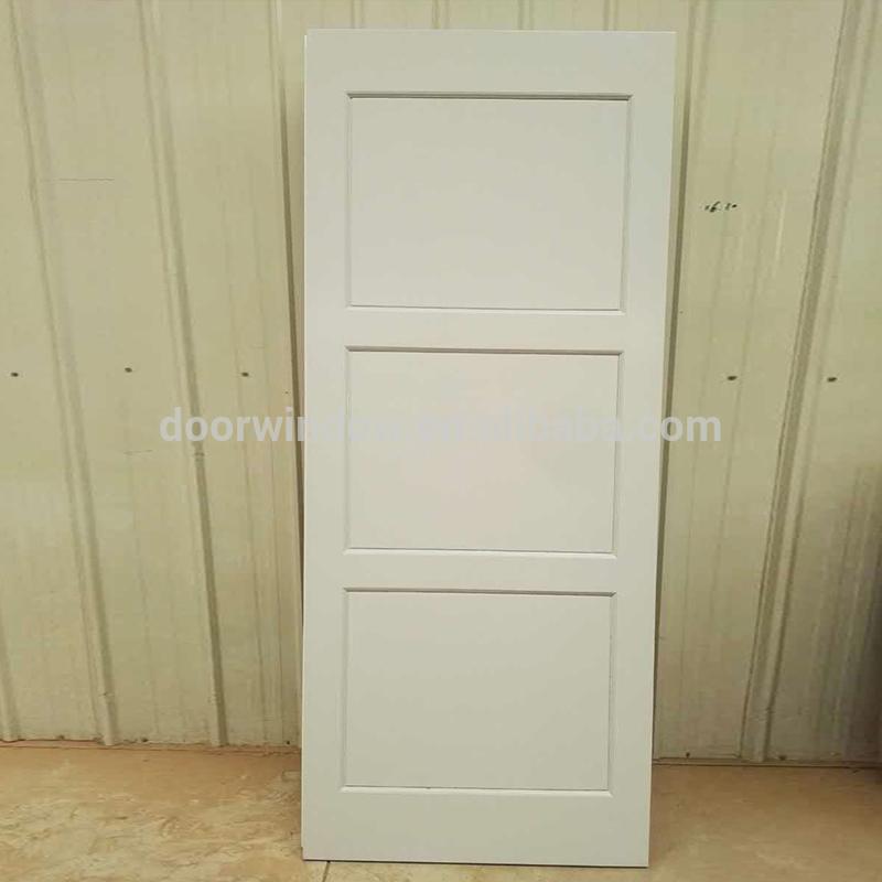 Doorwin 2021Antique White Large X Brace Bi-Parting Barn Door For Living Room With Sliding Door Hardware by Doorwin