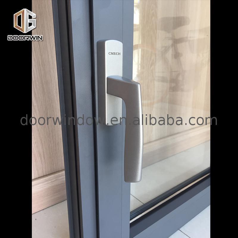 Doorwin 2021Apartment aluminium tilt&turn window aluminum tilt turn windows with double glass as certificate