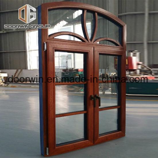 Doorwin 2021Arch Window with Grid Grill Design - China Arched Windows, Round Window for Sale