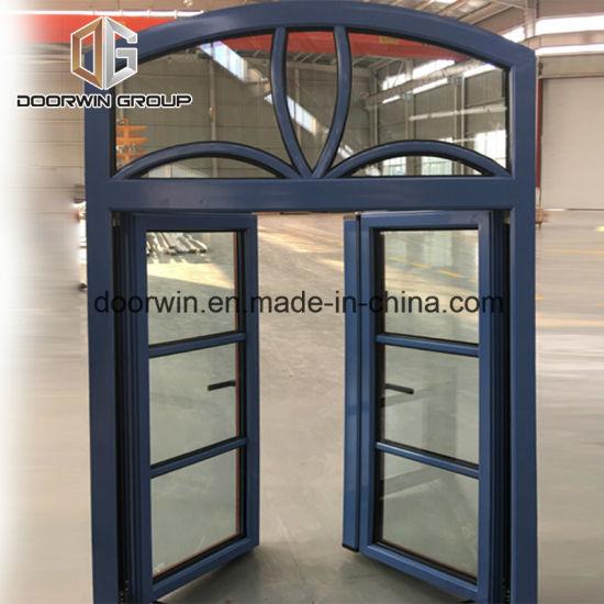 Doorwin 2021Arched French Window Frame with Colonial Bars-for San Francisco California Client - China Wood Arched Window, Arched Windows