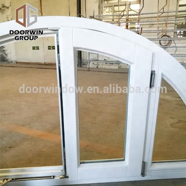 Doorwin 2021Arched wood window awning antique frame by Doorwin on Alibaba