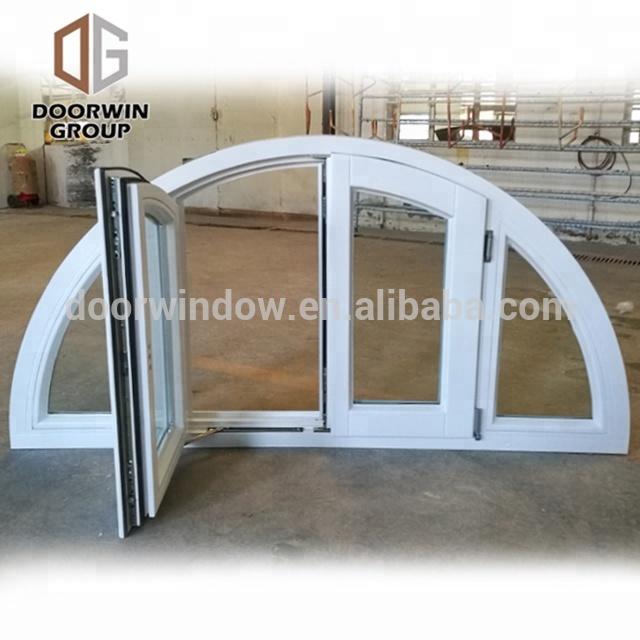 Doorwin 2021Arched wood window awning antique frame by Doorwin on Alibaba