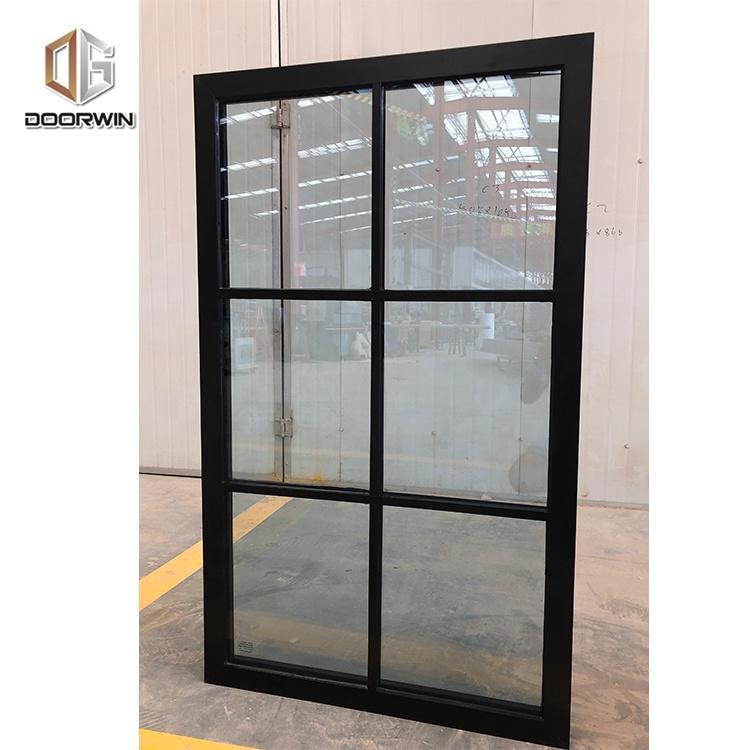 Doorwin 2021Atlanta best selling black extruded aluminum tilt and turn commercial window for saleby Doorwin