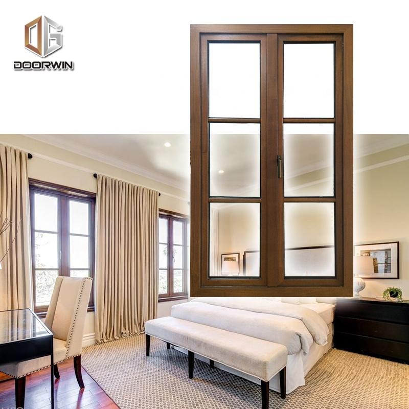 Doorwin 2021Atlanta hot sale standard aluminum wood casement windows made in China