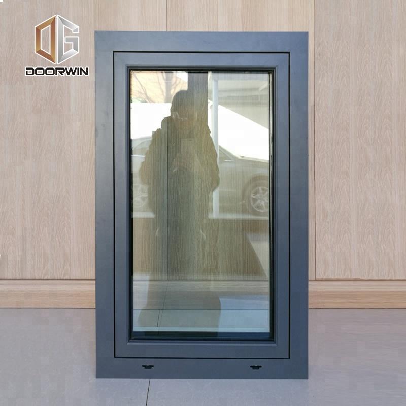 Doorwin 2021Australian standard AS2047 AS2208 low-e glass aluminum tilt and turn window with Roto hardwareby Doorwin