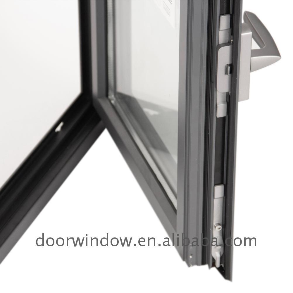 Doorwin 2021Awning window american grill design aluminum tilt & turn by Doorwin