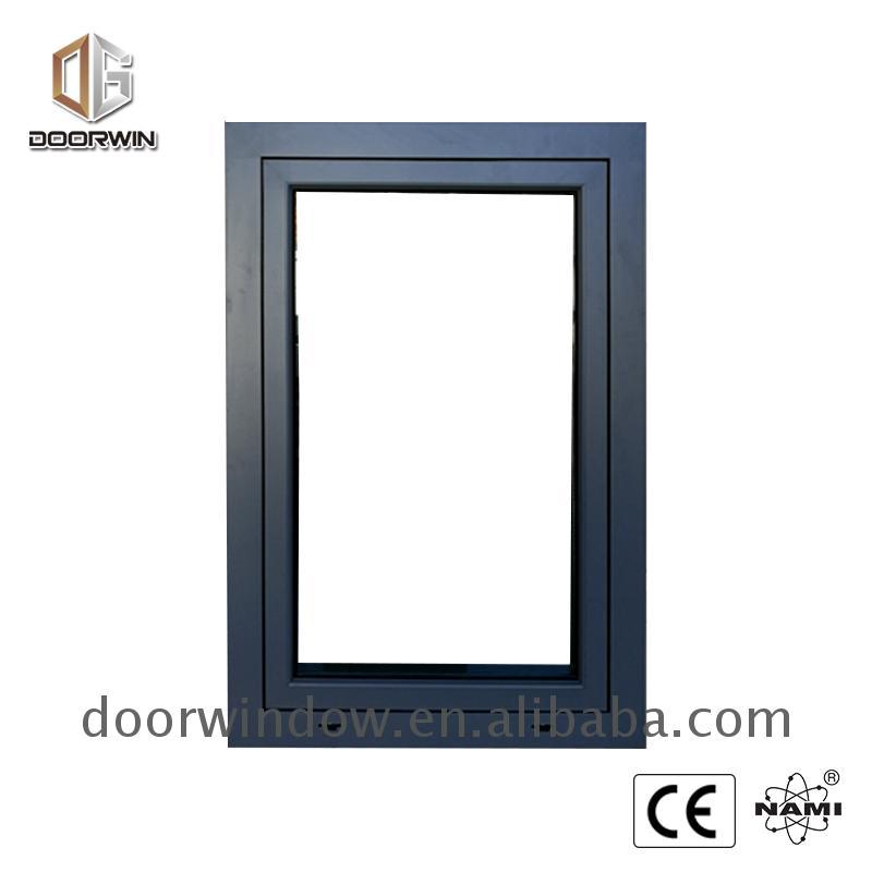 Doorwin 2021Awning window american grill design aluminum tilt & turn by Doorwin