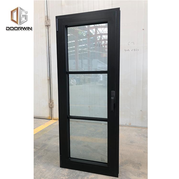 Doorwin 2021Balcony grill windows australian standard aluminum tilt and turn by Doorwin