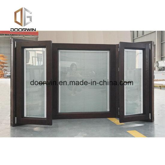 Doorwin 2021Bay Bow Window with Built-in Shutter - China Tilt and Turn Window, Casement Window