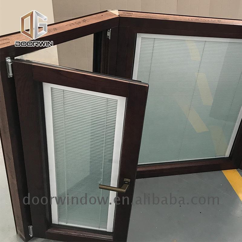 Doorwin 2021Bay & Bow tilt and turn windows with built in blinds inside