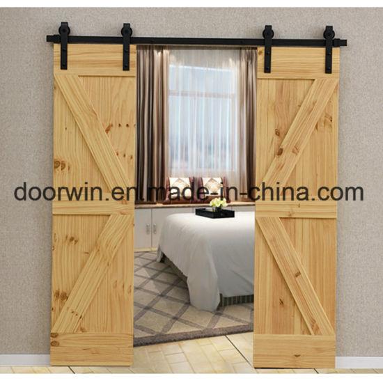 Doorwin 2021Best Price Offer Interior Decorative Sliding Door Double Barn Door - China Modern Interior Doors, Bedroom Interior Doors
