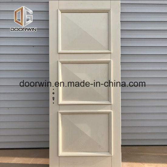 Doorwin 2021Best Price Offer Wood Door Pictures of Comfort Room Design Door with Flat Panel - China Oak Entry Door, Wood Door Pictures