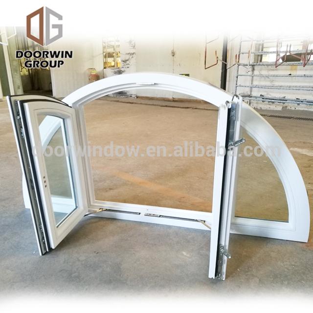 Doorwin 2021Canada Best Price round wood windows aluminium window replacement