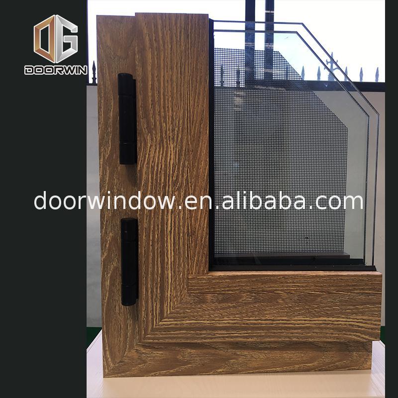 Doorwin 2021Best Price tilt &turn window thermal pane windows break aluminium double glass prices