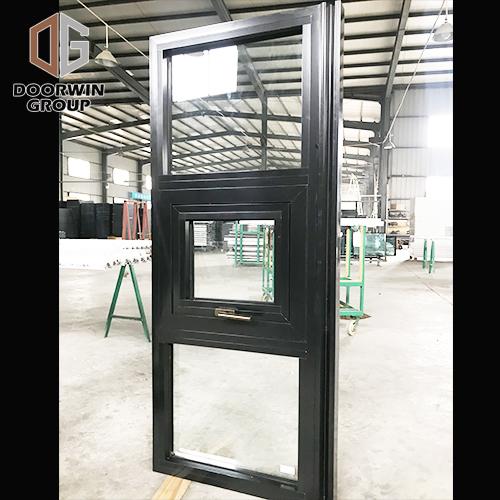 Doorwin 2021Best Quality tempered glass awning window with grill design made in china