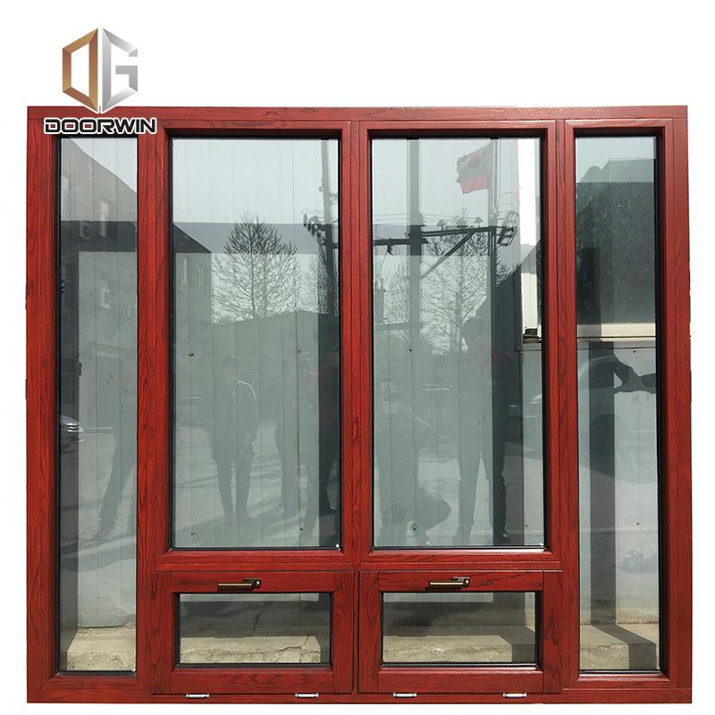 Doorwin 2021Best sale condensation on outside of triple glazed windows inside double coloured glass window