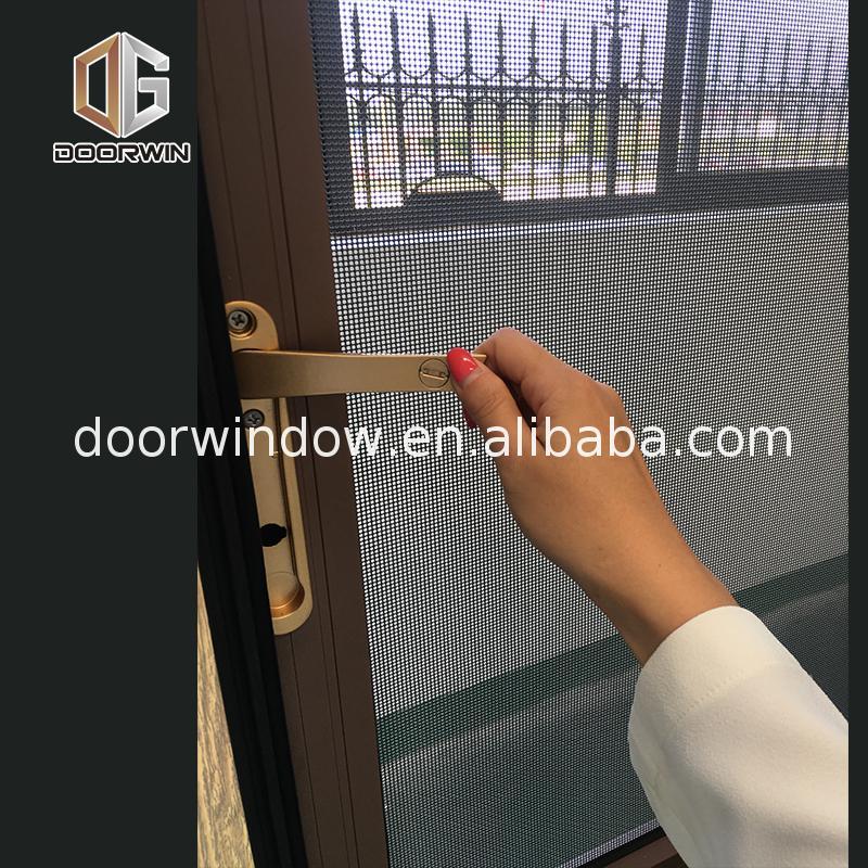 Doorwin 2021Best sale stainless steel mesh for windows soundproof thermal break aluminium double glass prices security wire