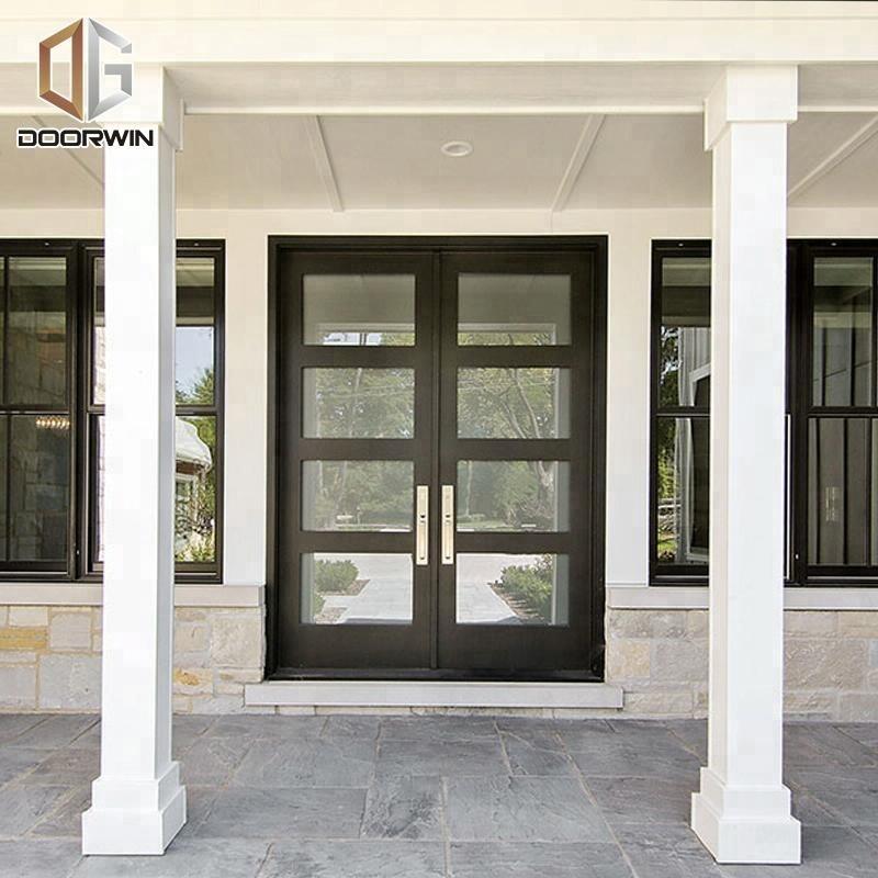 Doorwin 2021Best selling items chinese wooden door casement swing doors australia standards aluminium front door by Doorwin on Alibaba