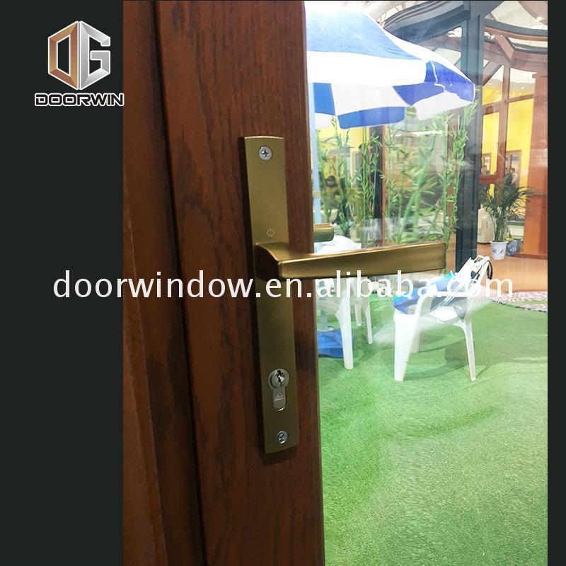 Doorwin 2021Best selling items white glass door aluminium doors two panel