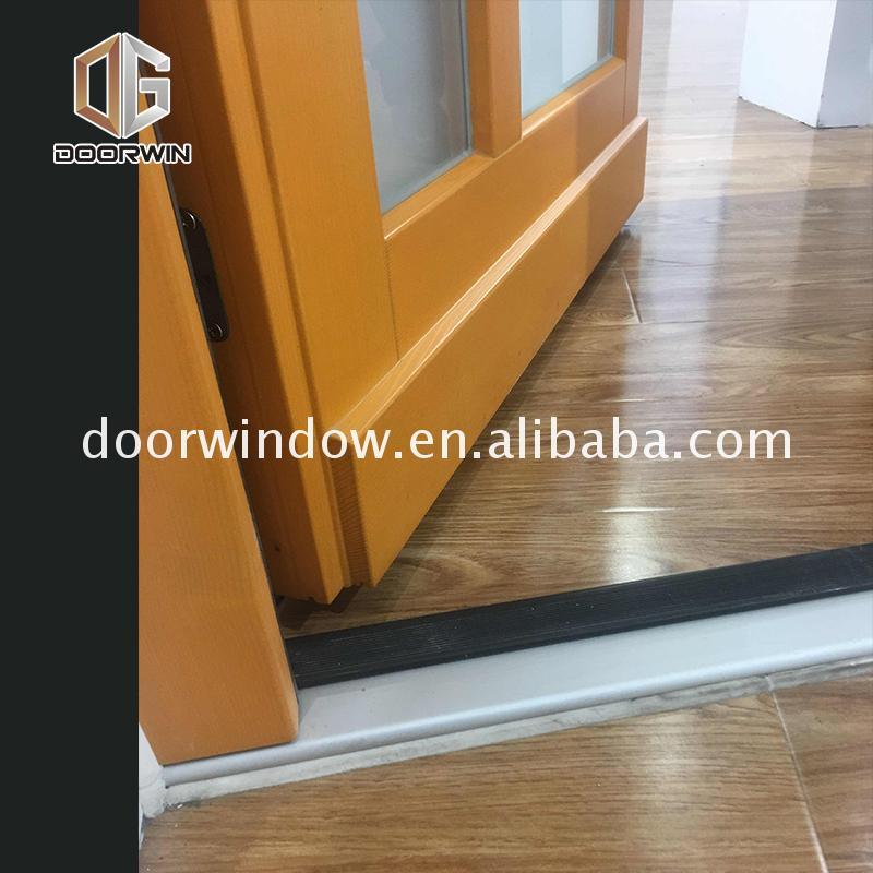 Doorwin 2021Best selling items white glass door aluminium doors two panel