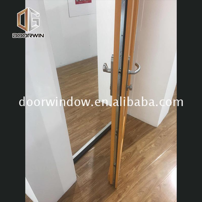 Doorwin 2021Best selling items white glass door aluminium doors two panel