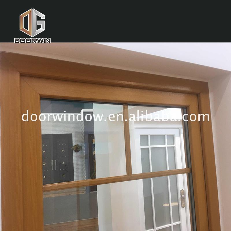 Doorwin 2021Best selling items white glass door aluminium doors two panel