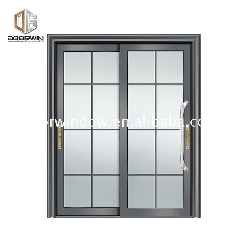 Doorwin 2021Bi folding sliding patio door with built-in blinds bedroom wardrobe design