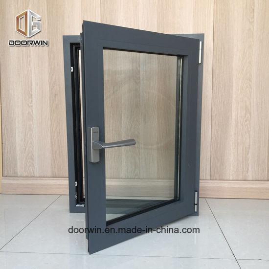Doorwin 2021Black Color Thermal Break Aluminum Window - China Casement Patio Windows, Hinge Window