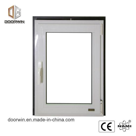 Doorwin 2021Black White Thermal Break Aluminum Window - China Aluminium Balustrade, Aluminium Handrail