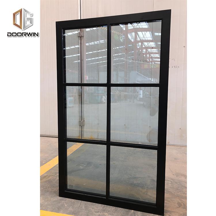 Doorwin 2021Black pvc windows metal big window by Doorwin