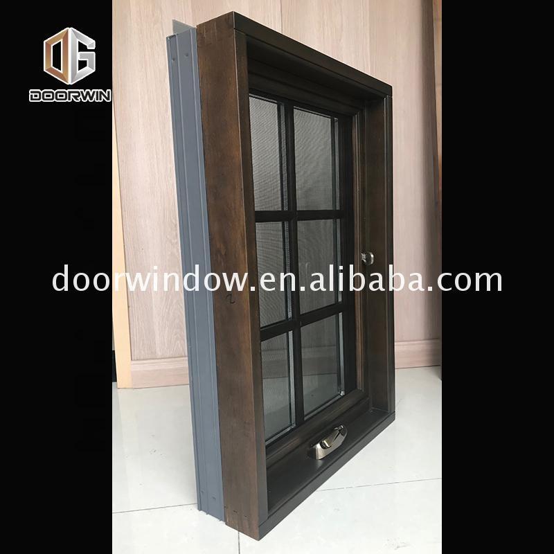 Doorwin 2021Blind inside double glass window black basement windows by Doorwin on Alibaba