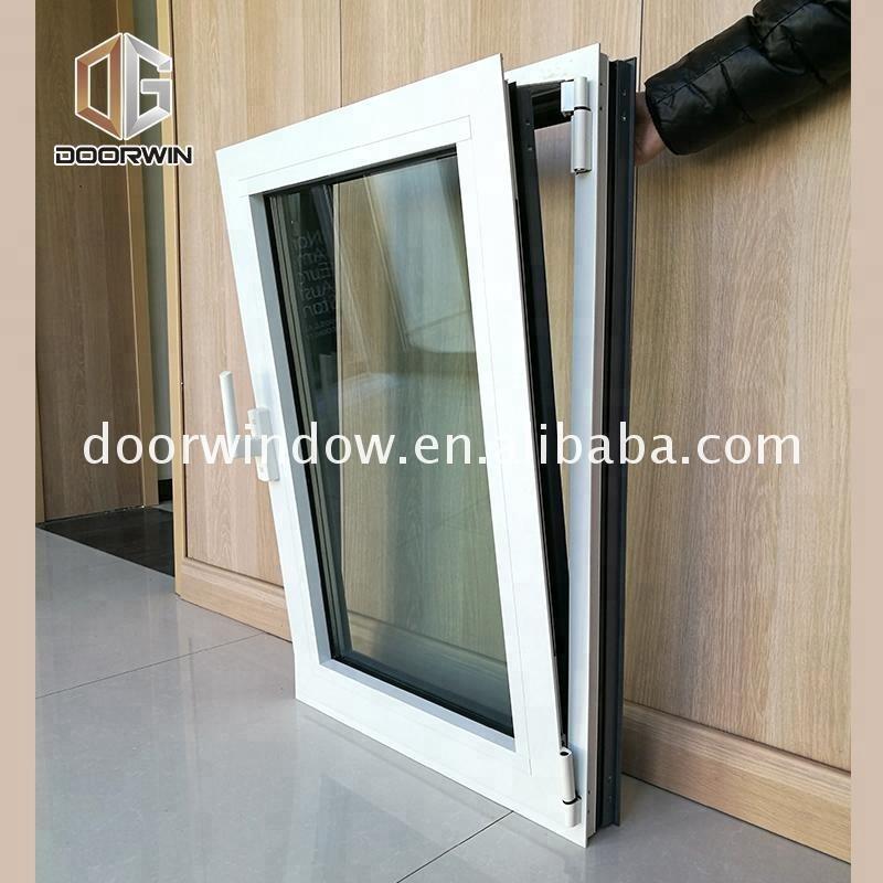Doorwin 2021Boston 10mm tempered glass window 2 panels opening aluminum casement windowsby Doorwin on Alibaba