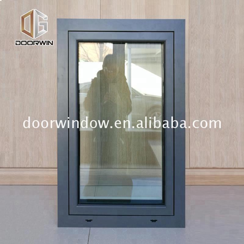Doorwin 2021Boston 10mm tempered glass window 2 panels opening aluminum casement windowsby Doorwin on Alibaba