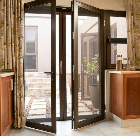 Doorwin 2021Bronze Color Thermal Break Aluminum Patio Door for Europe Villa - China Aluminum Door, Aluminum Patio Door