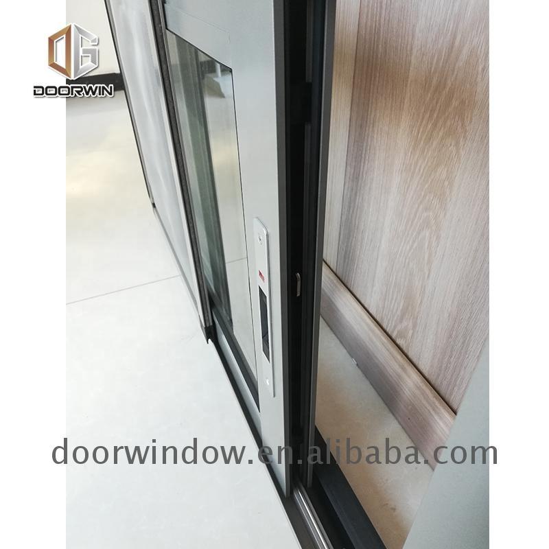 Doorwin 2021Bronze anodized aluminum windows bottom hinged blinds