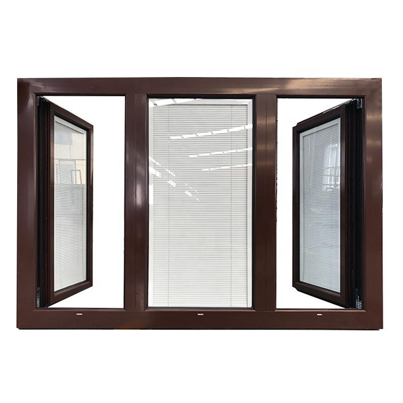 Doorwin 2021California 3 panel double glazed windows triple casement window made in China by Doorwin on Alibaba
